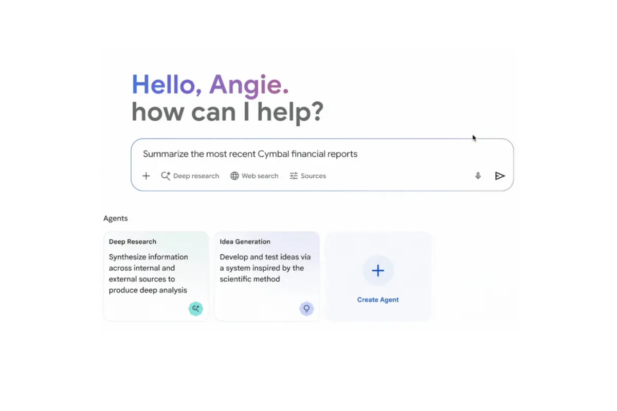 Google Agentspace Interface