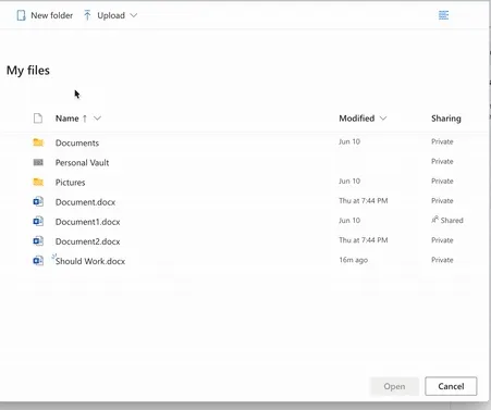 Inhalte aus OneDrive in Confluence importieren