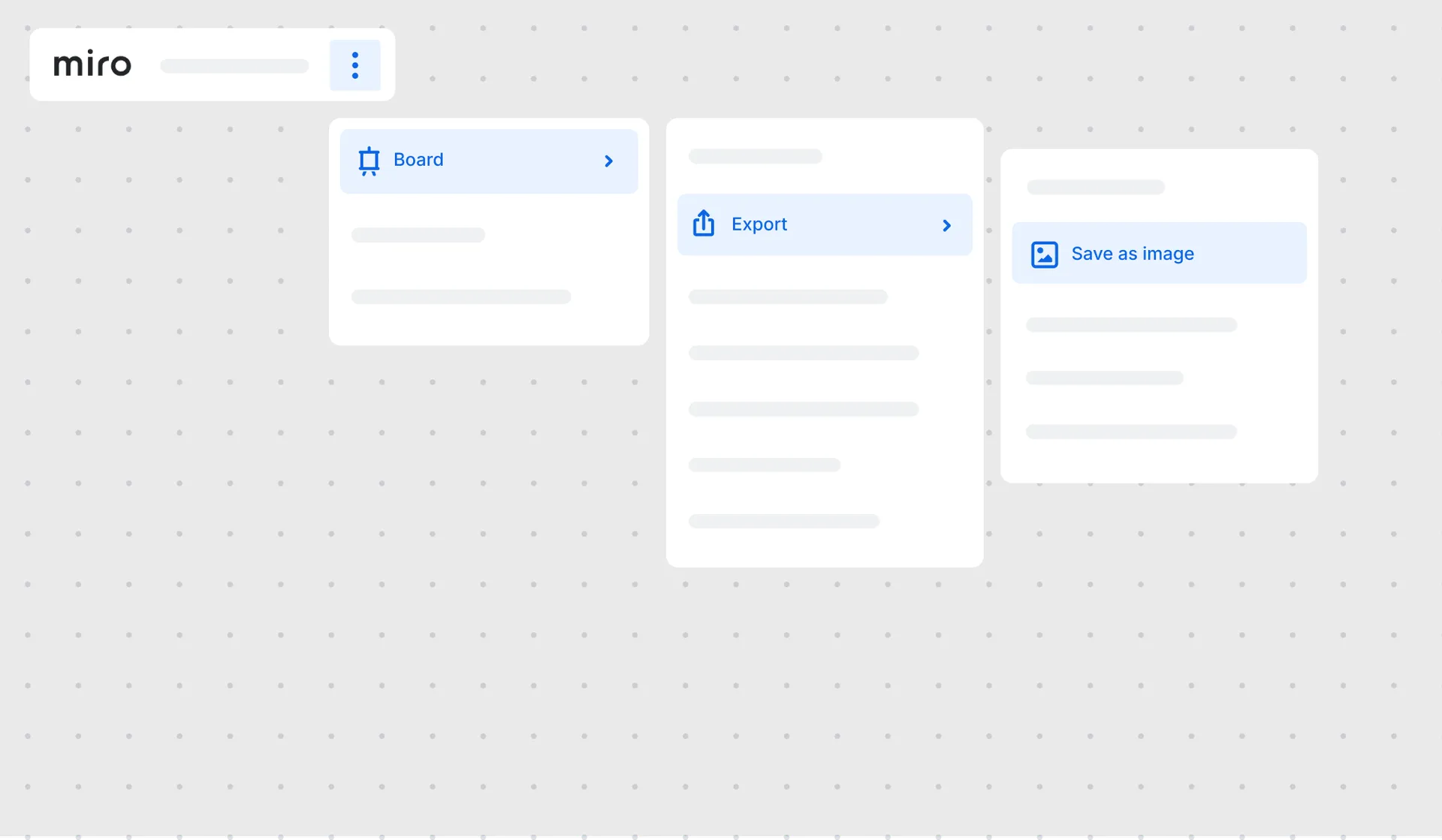Export von Boards in Miro