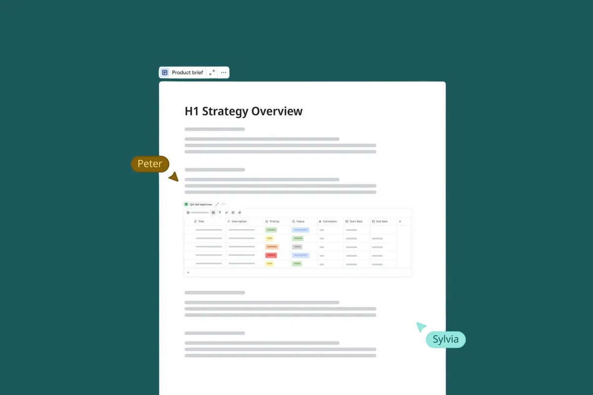 An animated office with employees working together