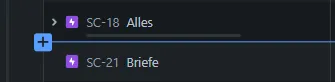 Screenshot Vorgang in Zeitleiste einfügen