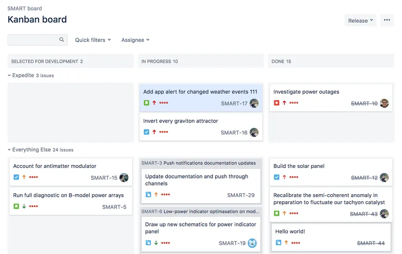 Kanban Board Beispiel