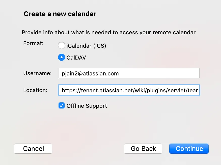Einen neuen Kalender in Thunderbird im CalDAV-Format hinzufügen