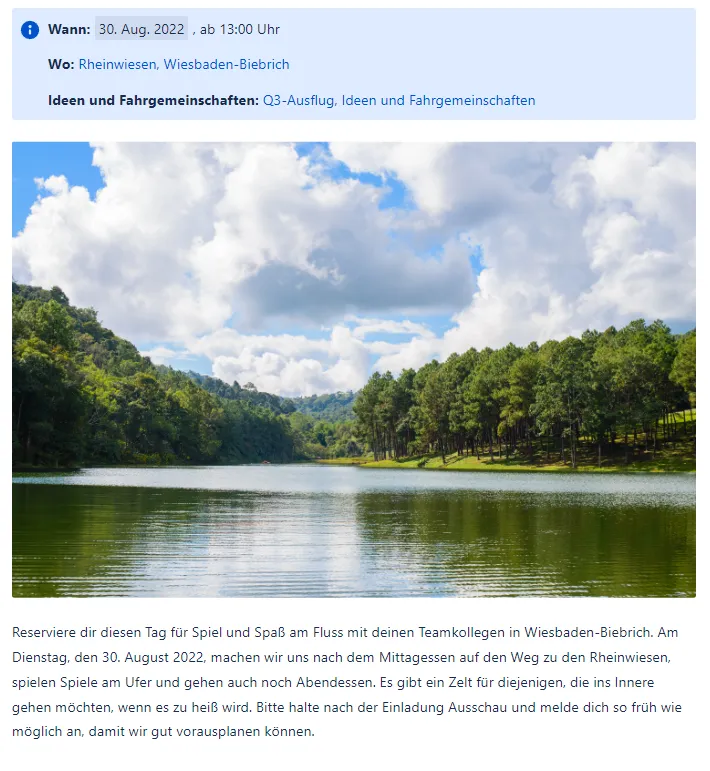 Ideen in Confluence teilen